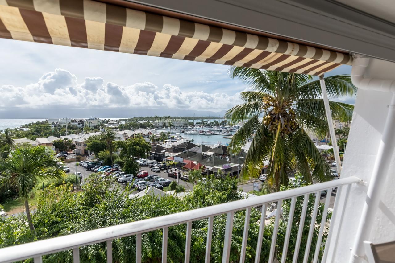 Superbe Studio En Duplex, Vue Sur Mer Et Piscine Apartment Le Gosier  Bagian luar foto